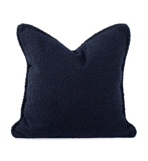 24 in. x 24 in. Pillow Barbet Royal  - Down Insert