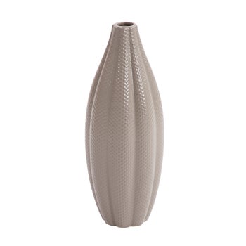 Matte Stone Textured Vase, Small