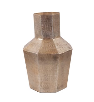 The Etched Crossways Faceted Vase