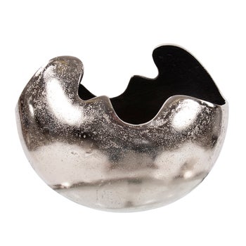 Asymmetrical Contemporary Aluminum Bowl