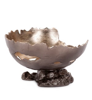 Pompei Cast Aluminum Bowl, Small
