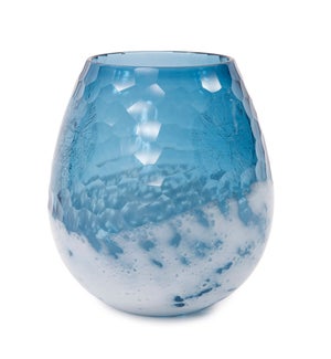 Blue-Sky Small Bulbous Vase