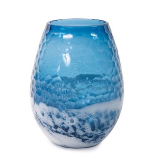 Blue-Sky Large Bulbous Vase