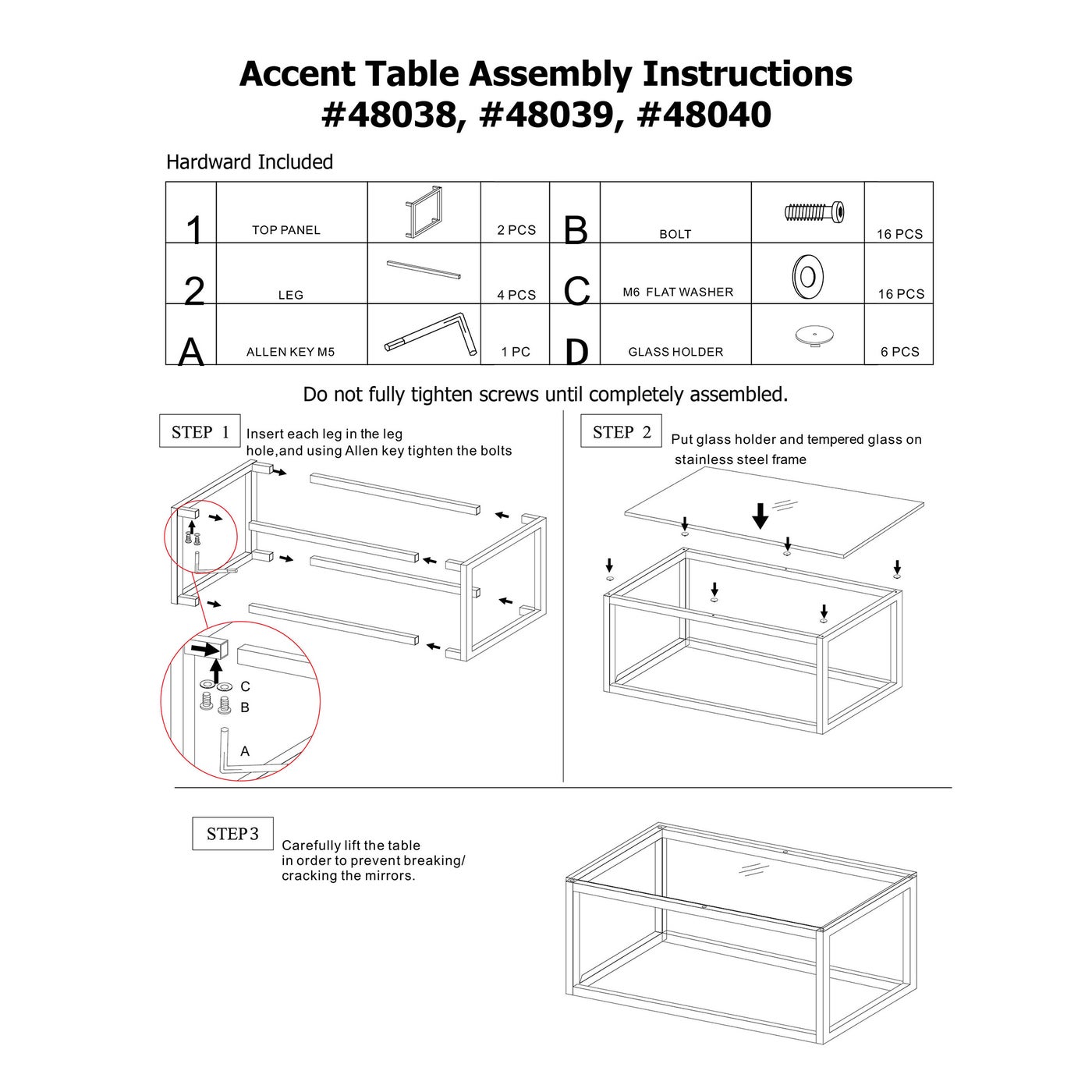 Rectangular Stainless Steel Coffee Table Clear Accent Furniture The Howard Elliott Collection