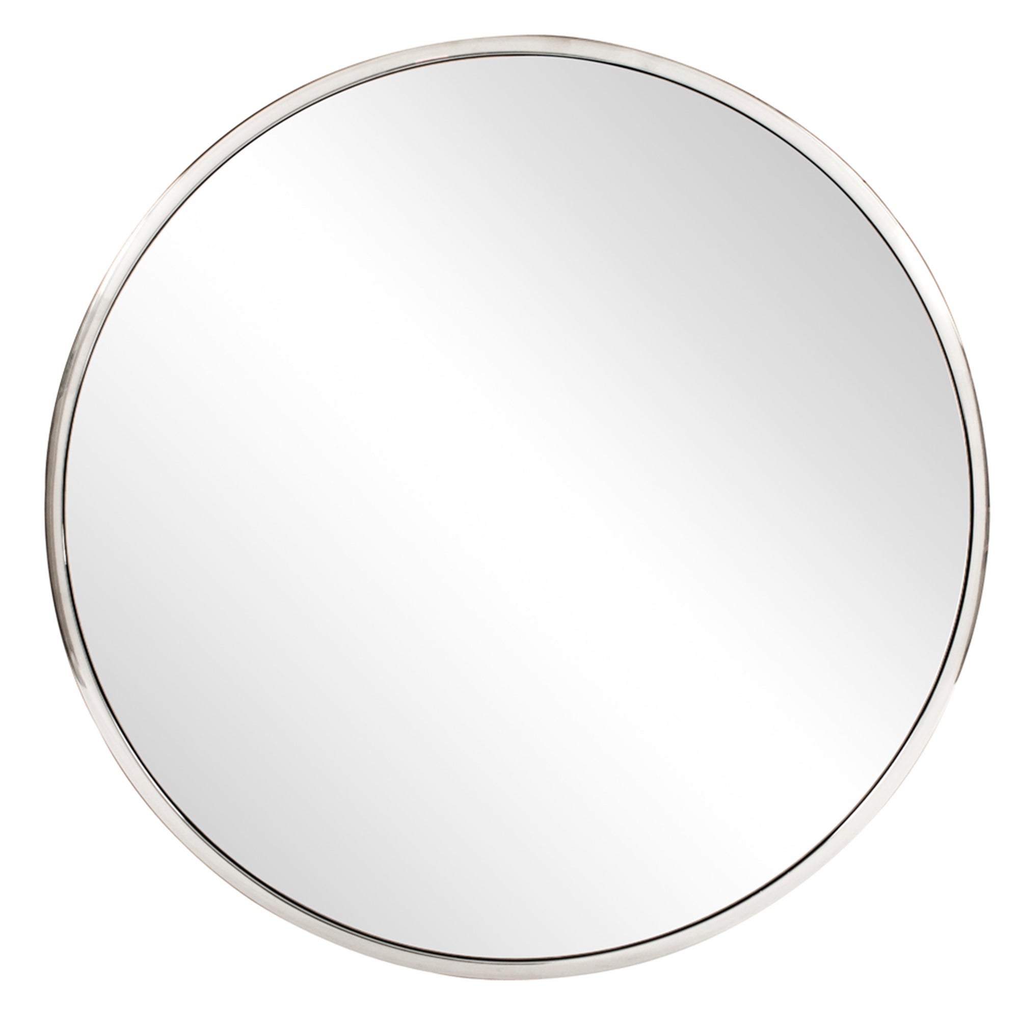 thin black frame round mirror