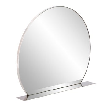 Marion Round Mirror with Shelf