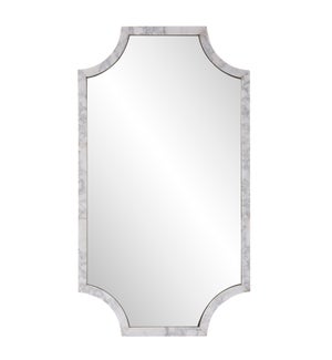 Makrana Marble Scalloped Mirror