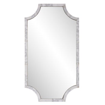 Makrana Marble Scalloped Mirror