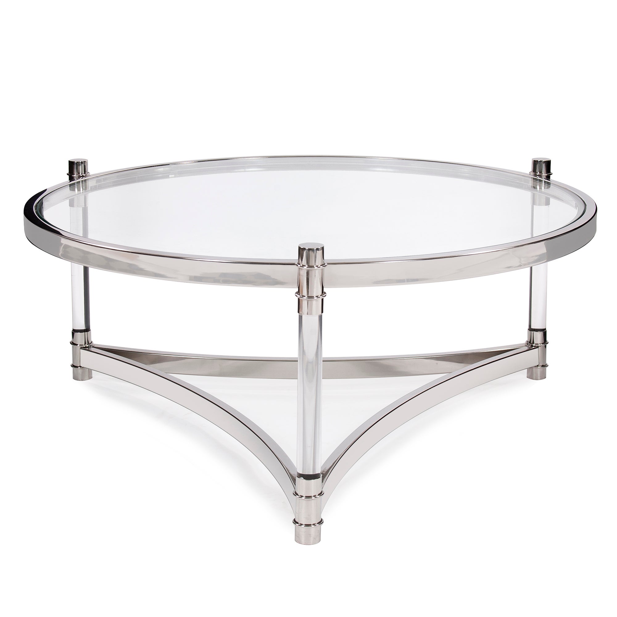 circle acrylic coffee table