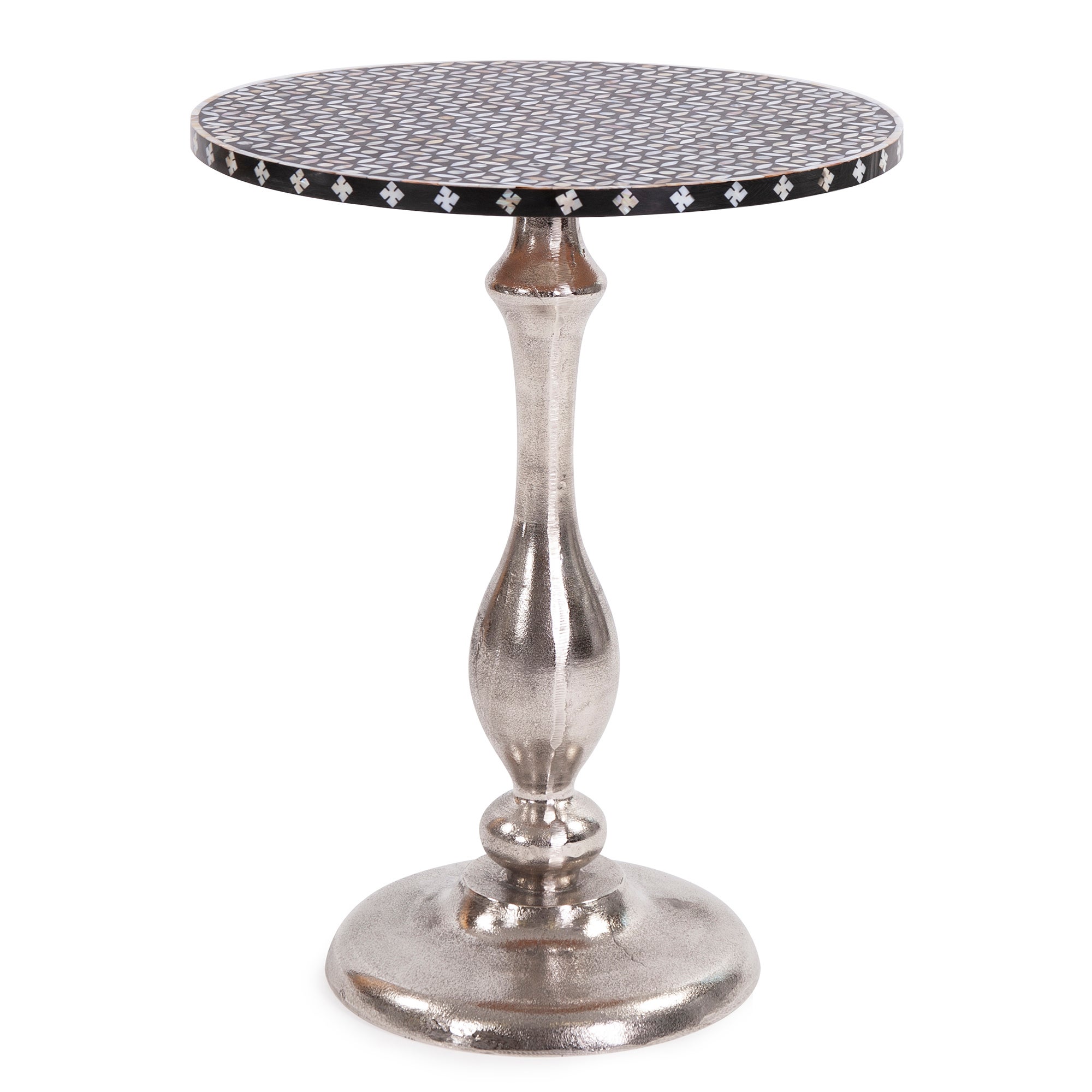 metal martini table