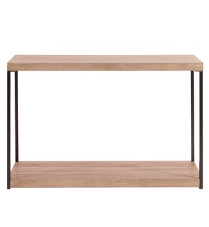 Wood & Metal Console Table