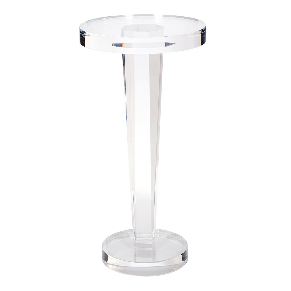 lucite drink table