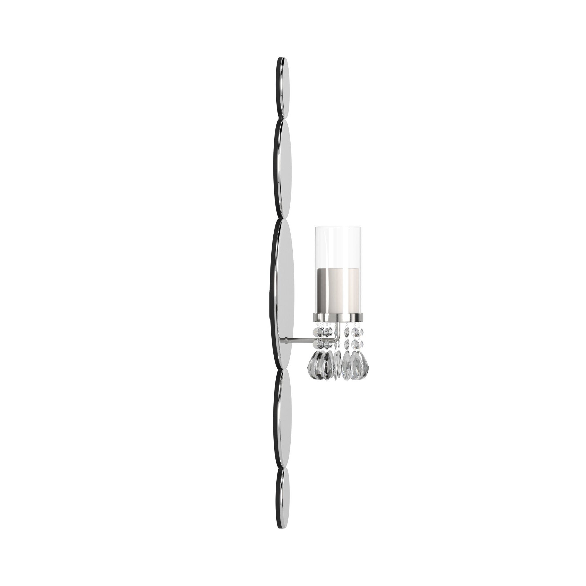 99042 Howard Elliott Mirrored Wall Sconce Accent Piece 31 x 10 Inch 