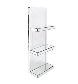 Mirrored Shelf with 3 shelves