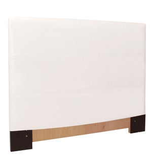 King Slipcovered Headboard Avanti White (Base and Cover Included)