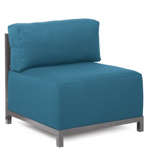 Axis Chair Seascape Turquoise Titanium Frame