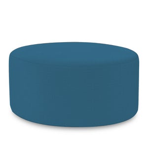Universal Round Ottoman Seascape Turquoise