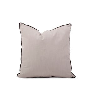 24 x 24 Outdoor Pillow with Dec Cord, Seascape Sand- Poly Insert
