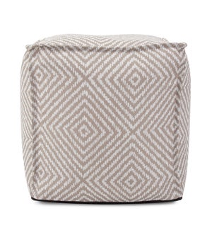Outdoor Square Pouf Helm Sand