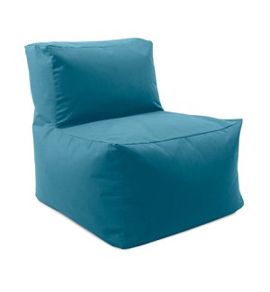 "Outdoor Pouf Chair, Seascape Turquoise"