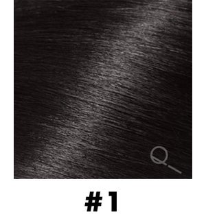 Tape-in Hair Extensions, Color #1, 22" Long, Straight, 10pcs