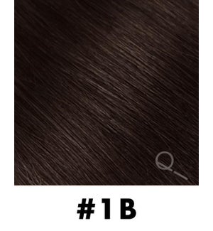 Tape-in Hair Extensions, Color #1B, 18" Long, Straight, 10pcs