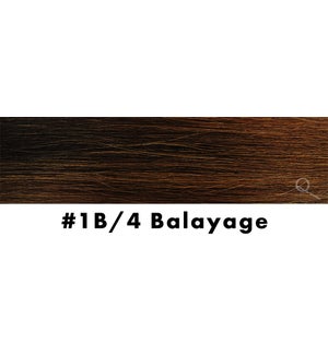 Tape-in Hair Extensions, Color #4/12, 18" Long, Straight, 10pcs, Balayage