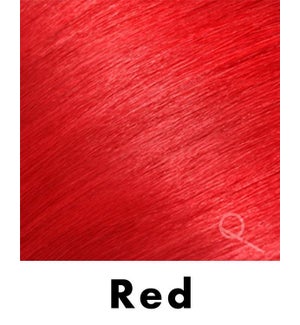Tape-in Hair Extensions, Color #RED, 18" Long, Straight, 4pcs