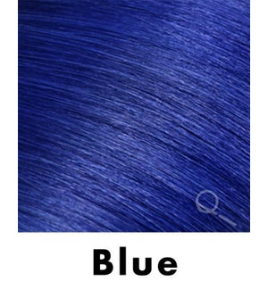 Tape-in Hair Extensions, Color #BLUE, 18" Long, Straight, 4pcs