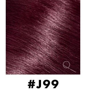 Tape-in Hair Extensions, Color #J99, 18" Long, Straight, 10pcs