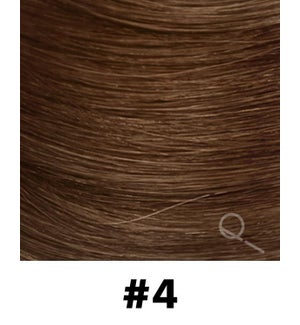 Tape-in Hair Extensions, Color #04, 14" Long, Straight, 10pcs