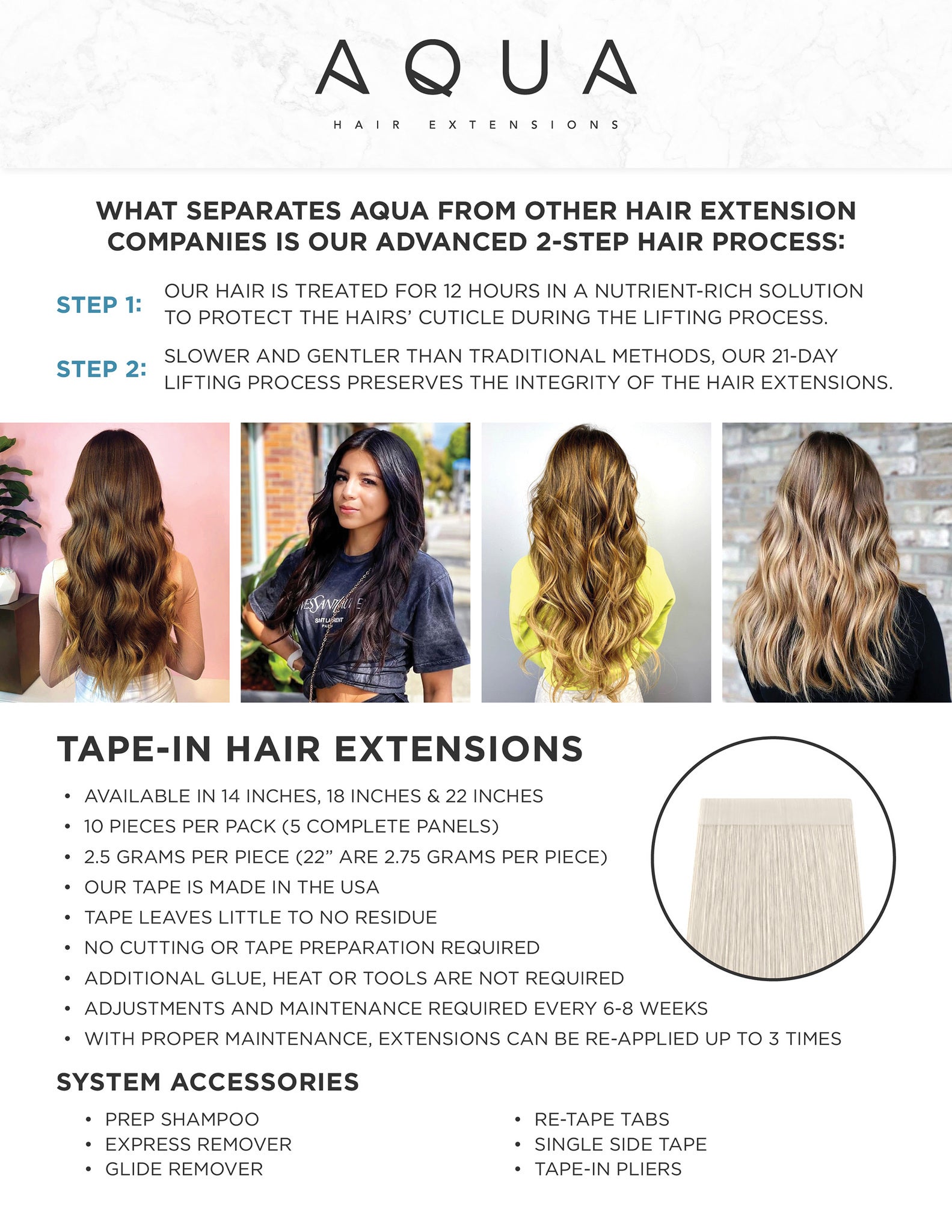 Tape in shop hair extensions certification