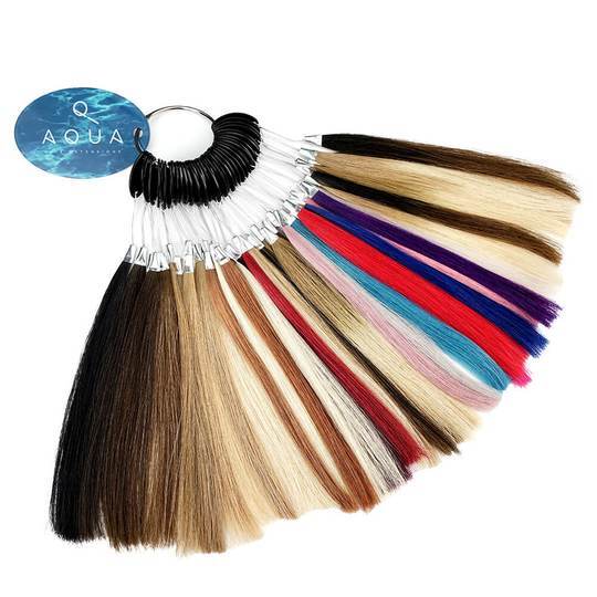 Aqua Hair Extensions Color Swatch Ring accessories