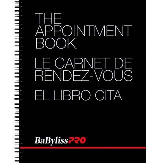 BABYLISSPRO appointment book with 4 columns