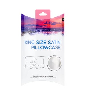 Satin Pillow Case - Silver