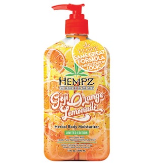 Hempz Goji Orange Lemonade Moisturizer 17 oz