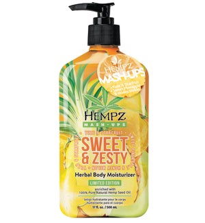 Hempz Sweet & Zesty Herbal Body Moisturizer 17 oz