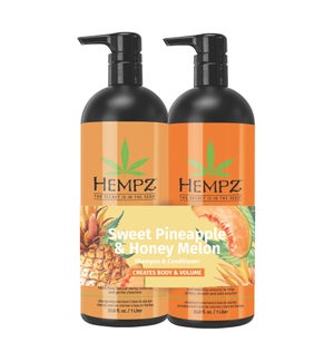 Hempz Haircare Sweet Pineapple & Honey Melon Litre Duo