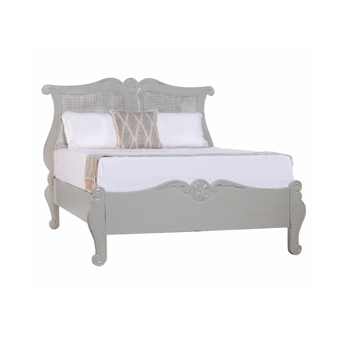 Provencial Full Bed w/Cane