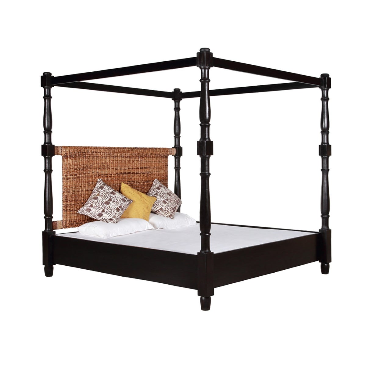 Abaca Triangle Poster Bed, King