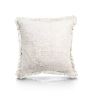 Pillow, 20" with Fringe - Solid (Natural)