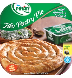 PASTRY PIE W/LABNE& SPINACH 800 GR X 5  (R.Promo)