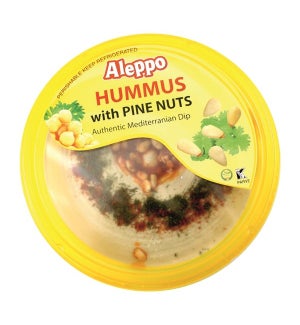 ALEPPO HUMMUS W/PINE NUTS 10OZx12