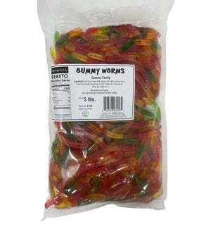 Kervan Gummy Worms 5 LB X 4