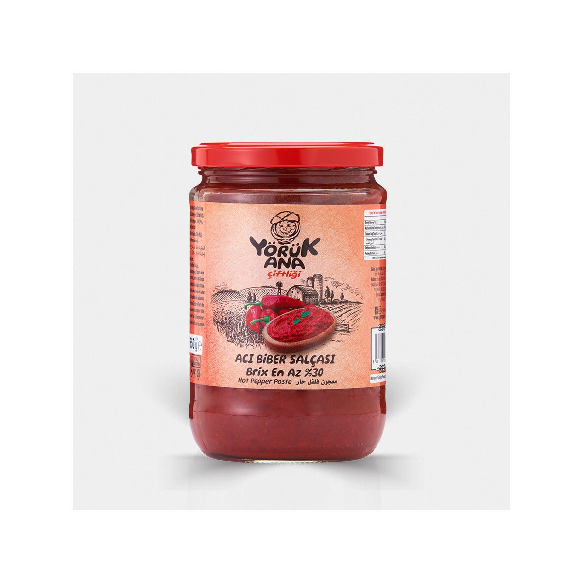 HOT PEPPER PASTE 650GR X 12 sauces Turkana Food