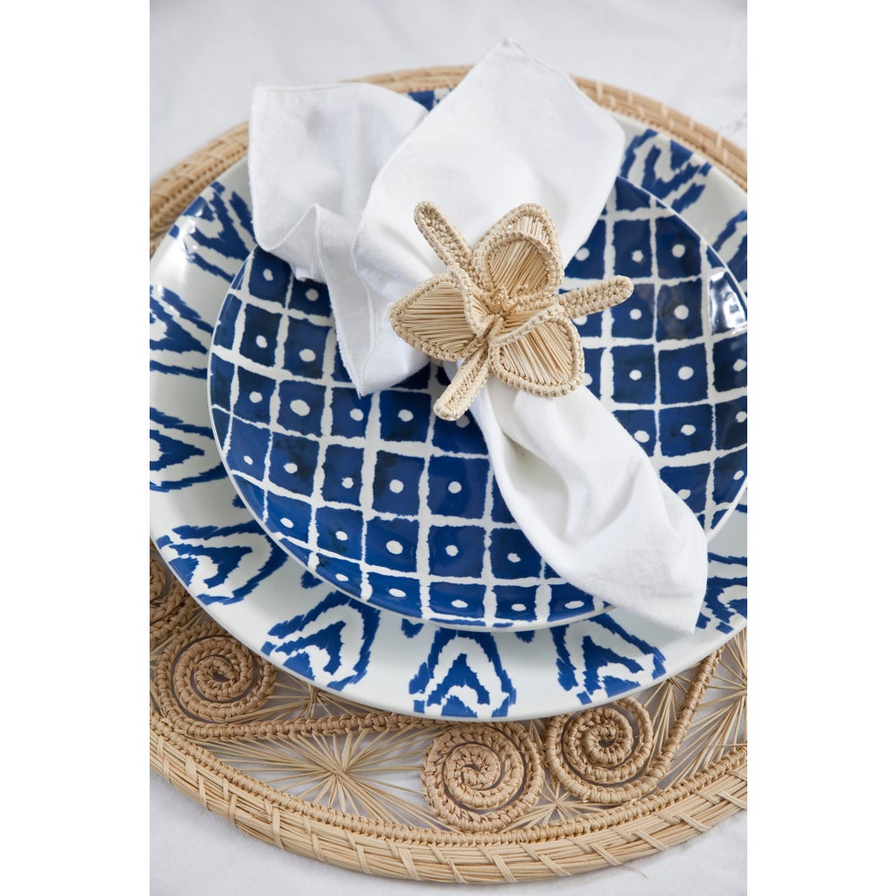 Stop & Smell the Flowers Napkin Ring Set