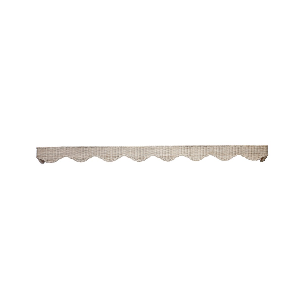 French Wicker Valance 7'