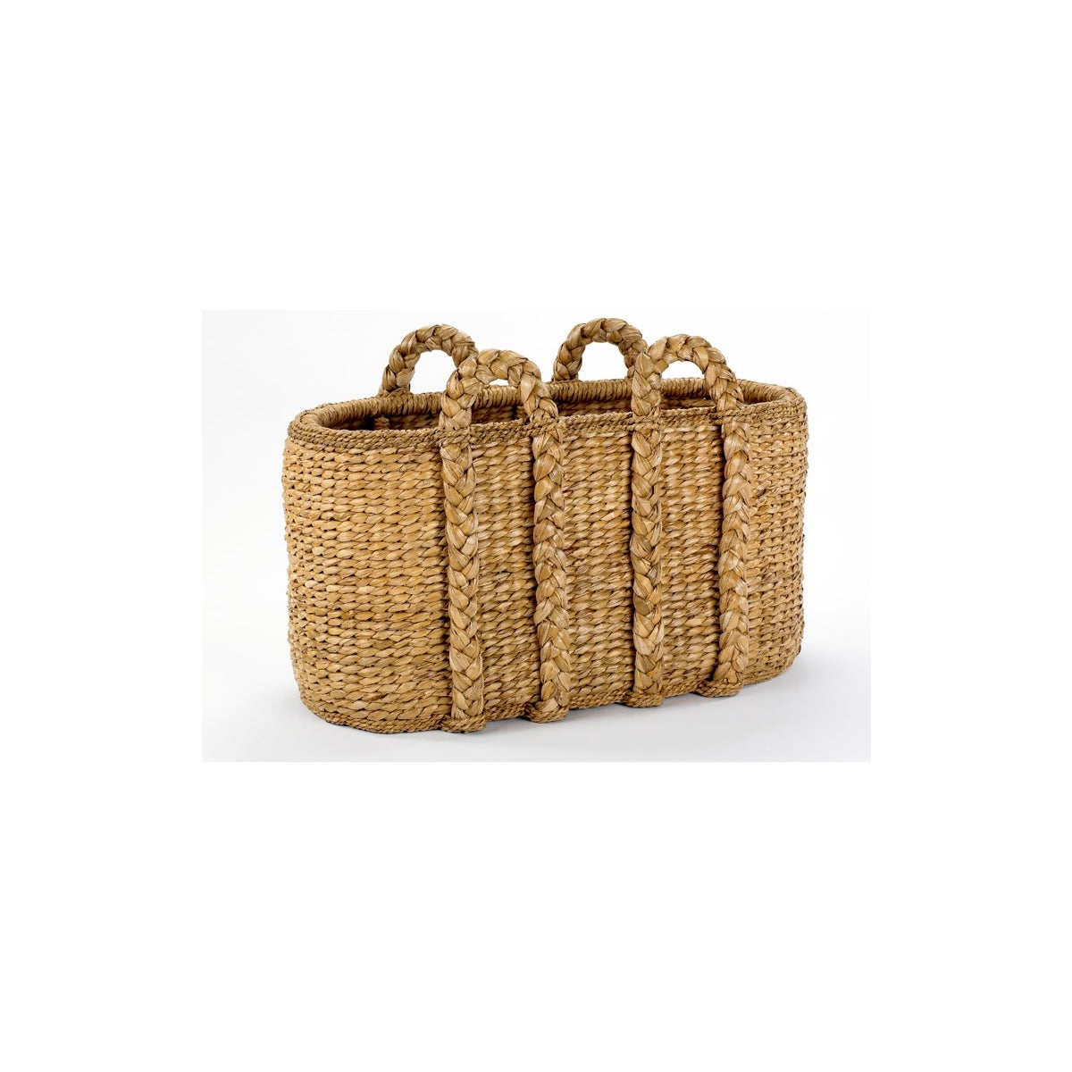 Large Oval Log Rush Basket