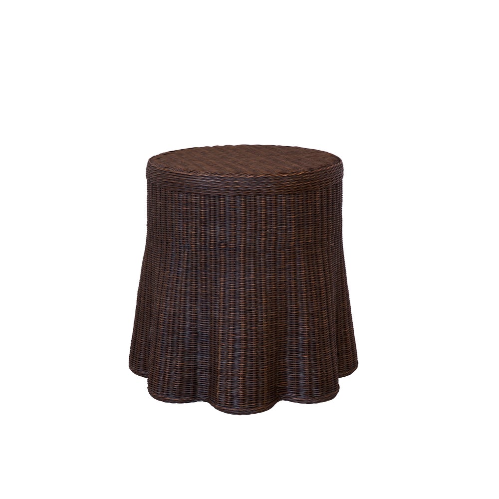 Scallop Round Side Table