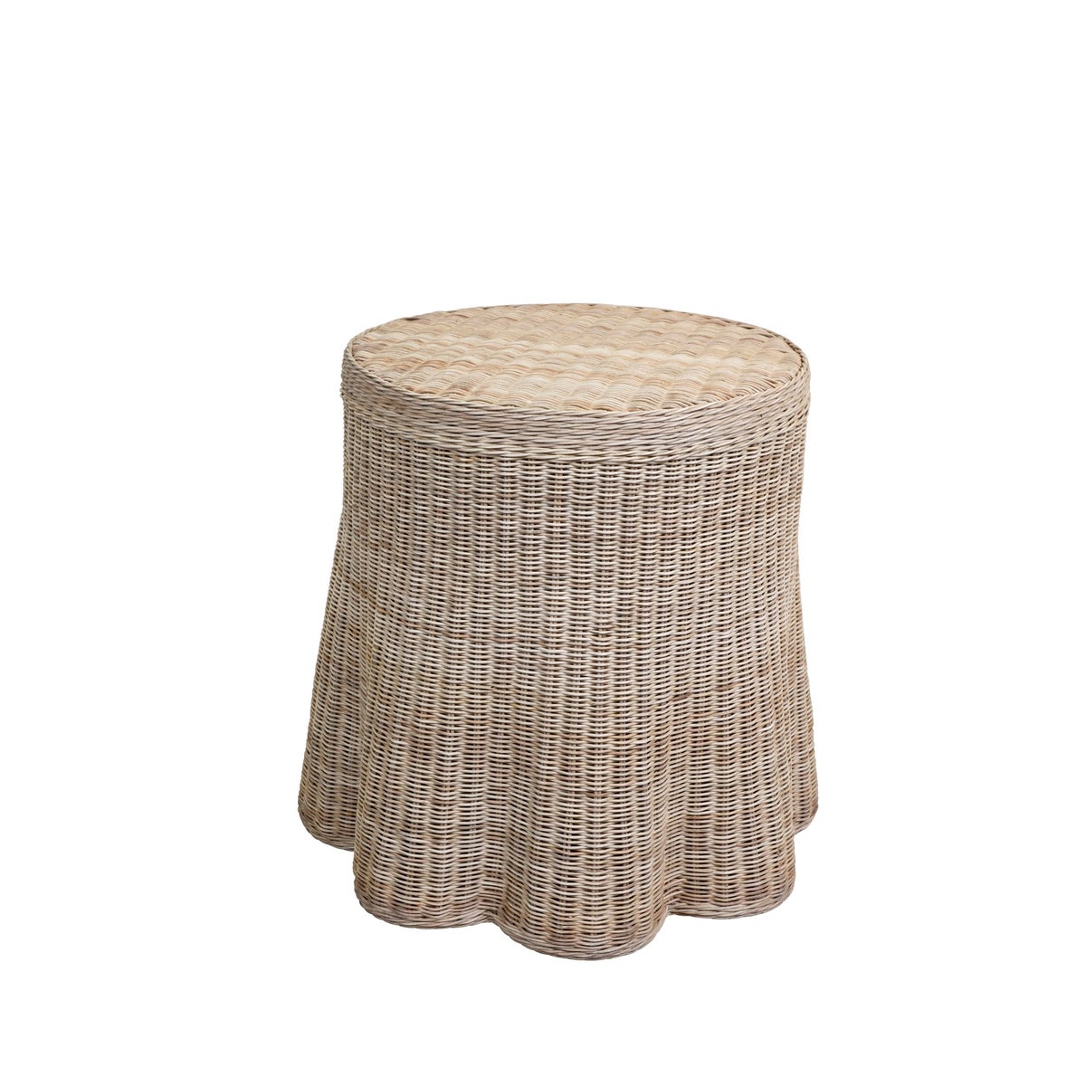 Scallop Round Side Table